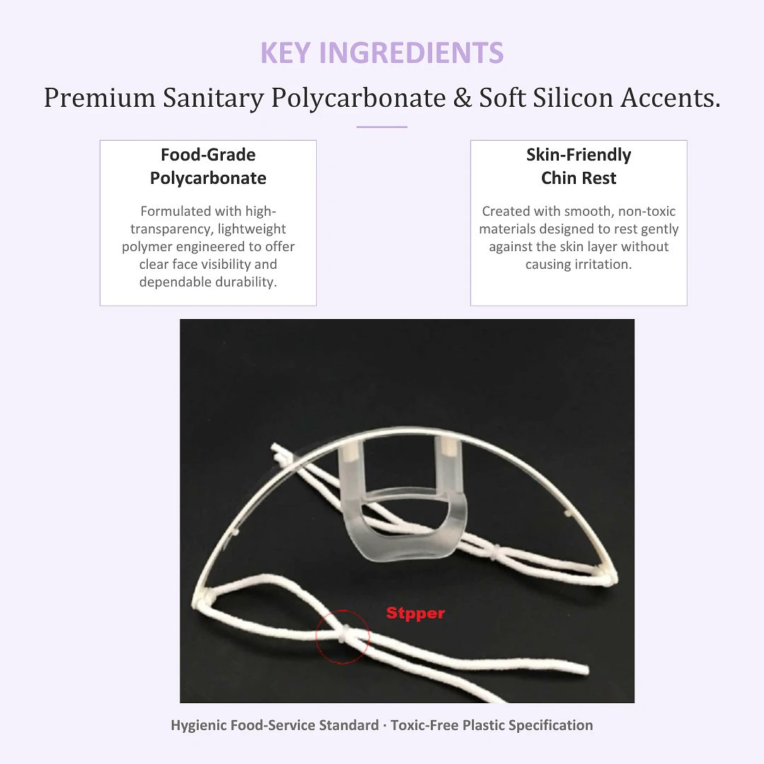 Cooking face shield mask (10 pcs in a box)