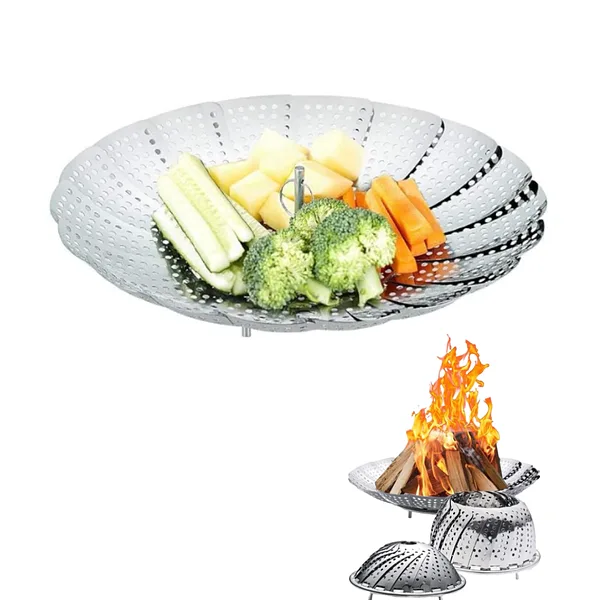 Foldable Stainless steamer ( or Fire pit)