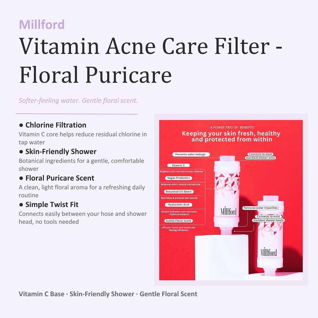 (Millford) Vitamin Acne Care Filter -Floral Puricare