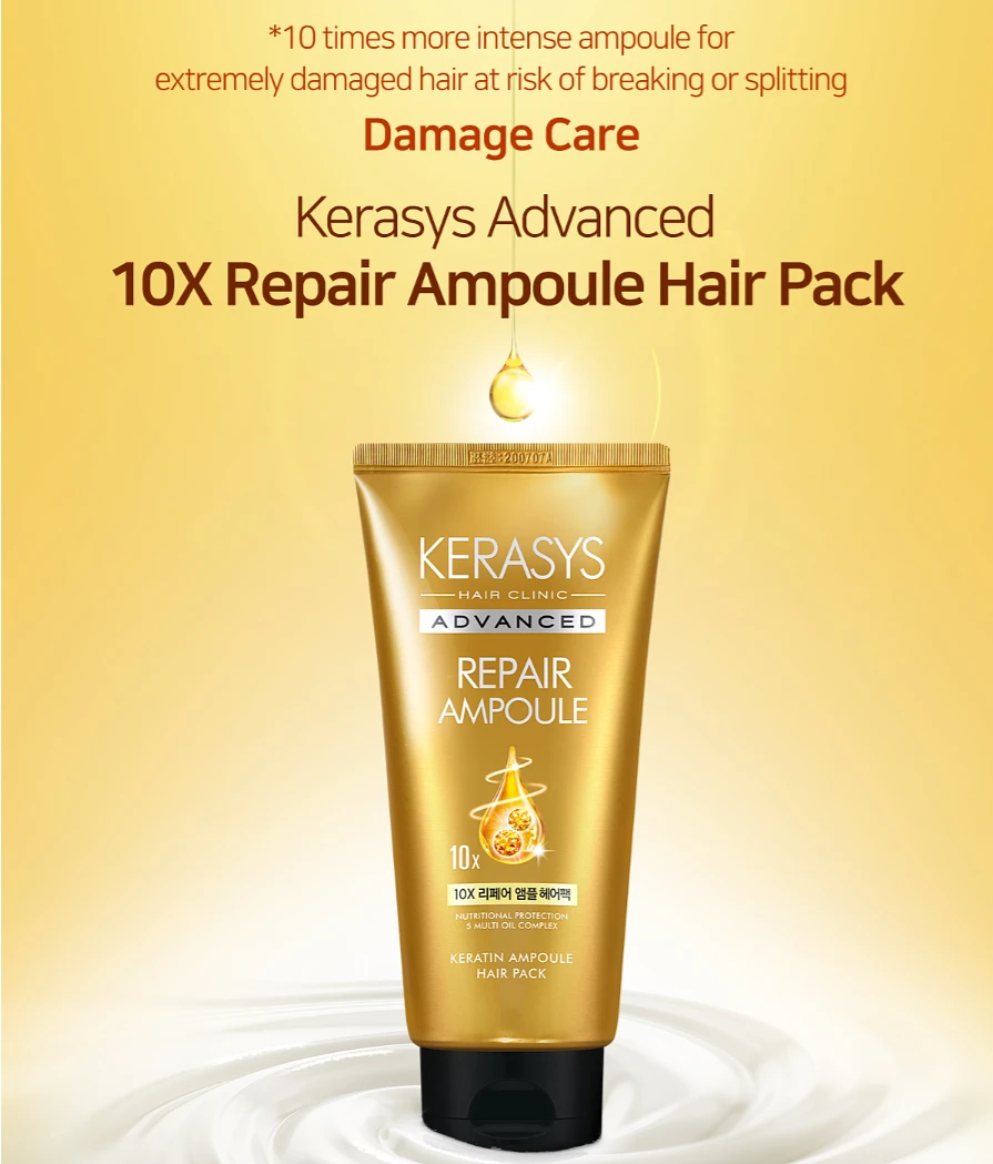 Kerasys Advanced 10X Repair Ampoule Hair Pack 300ml - Basic