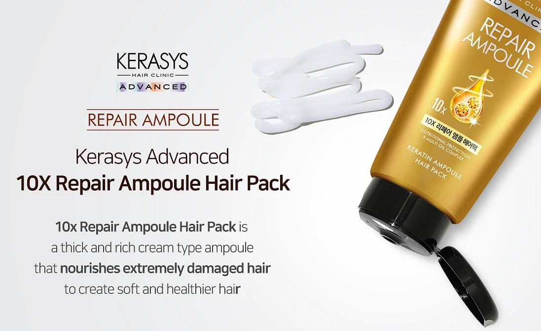 Kerasys Advanced 10X Repair Ampoule Hair Pack 300ml - Basic