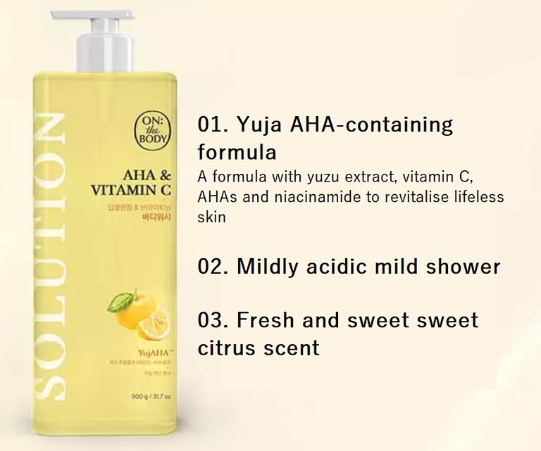 On the Body Solution Body Wash 900g ( Deep Cleanse & Brighten)