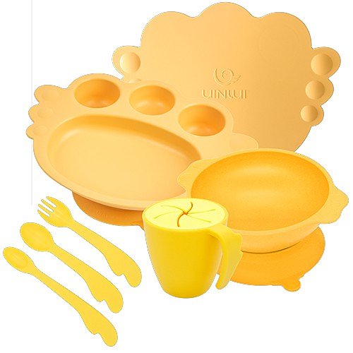 Uinlui Suction angel tray giftbox(All Banana yellow)