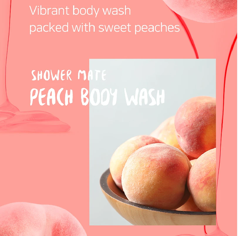 Shower mate Body Wash 1.2kg (Peach)