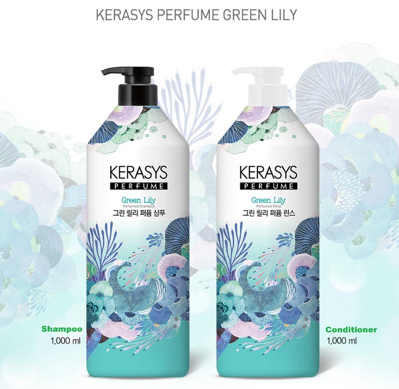 (Kerasys-Perfume) Conditioner 1L -  Green Lily