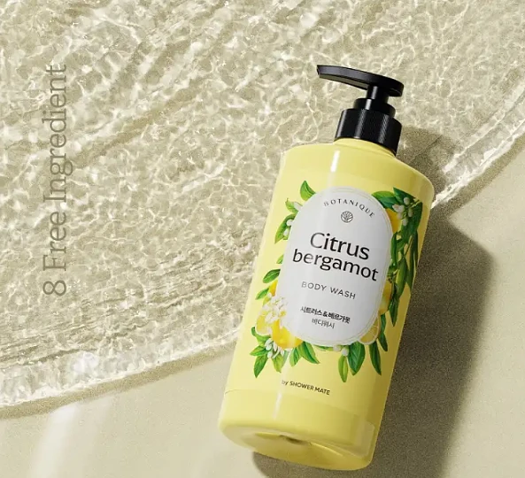 Showermate Botanique body wash 800ml (Citrus Bergamot)