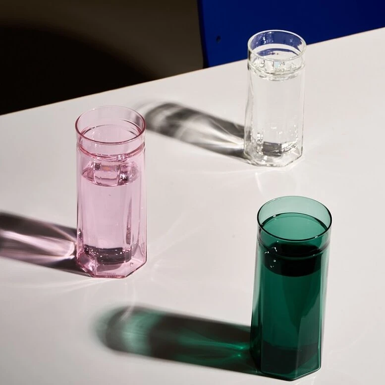 Fiirn-Kide Double Wall Glass 420ml - Coral Pink