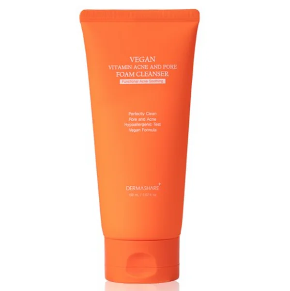  (DERMASHARE) Vegan Vitamin Acne and Pore Foam Cleanser 150ml