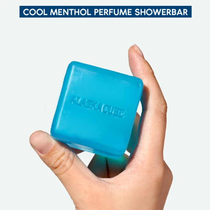 (ALASKA CUBE) Cool Menthol Shower Bar 140g