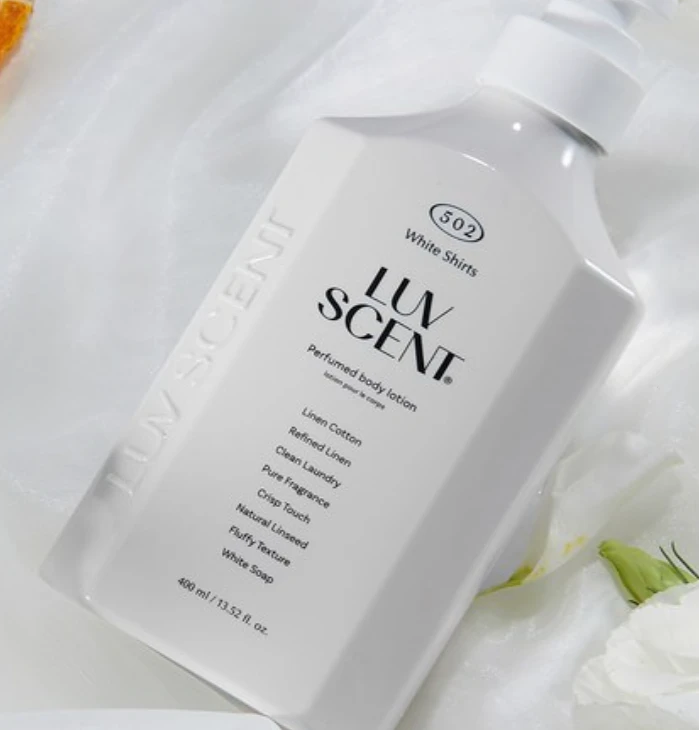 (LUVSCENT) White Shirts Linen Cotten Perfumed Body Lotion 400ml