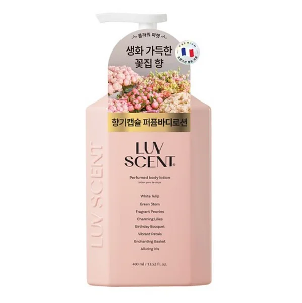 (LUVSCENT) Flower Market White Tulip Perfumed Body Lotion 400ml