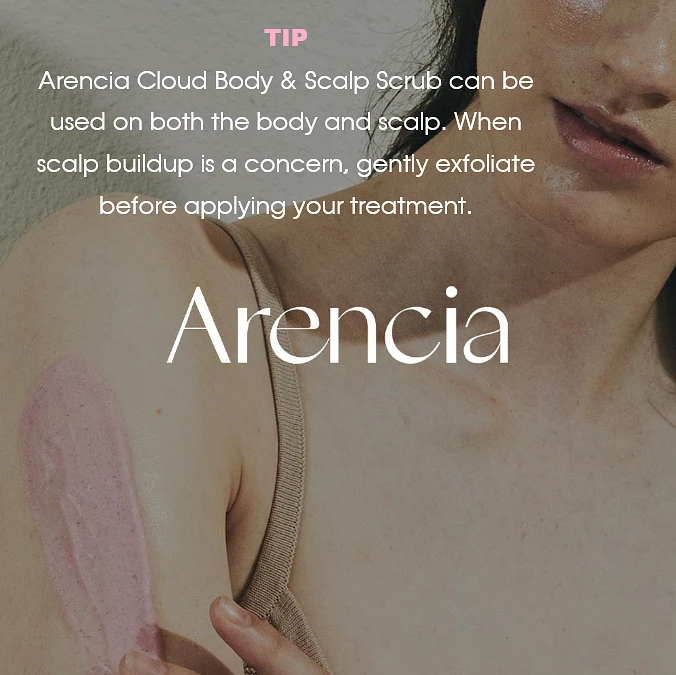 Arencia Fresh Cloud Body & Scalp Scrub - Lavender & Pear