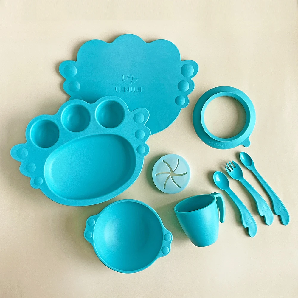 Uinlui Suction angel tray giftbox(All Aqua blue)