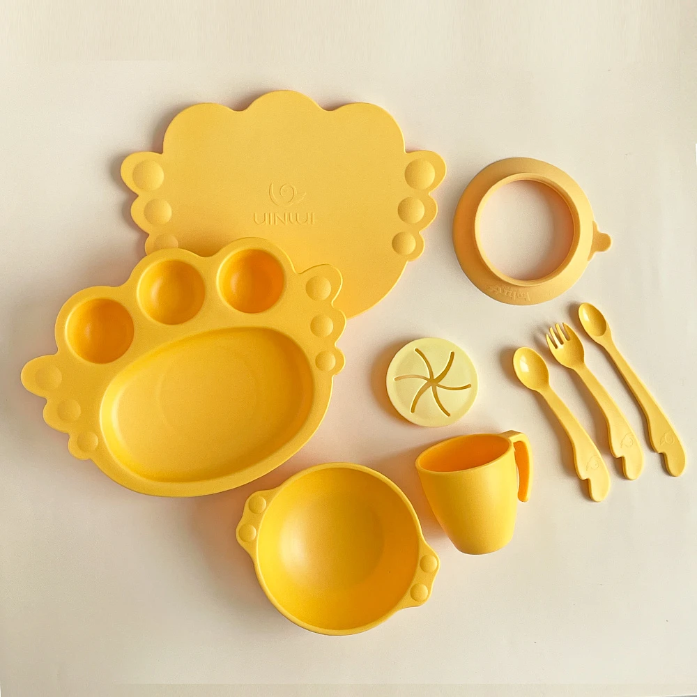 Uinlui Suction angel tray giftbox(All Banana yellow)