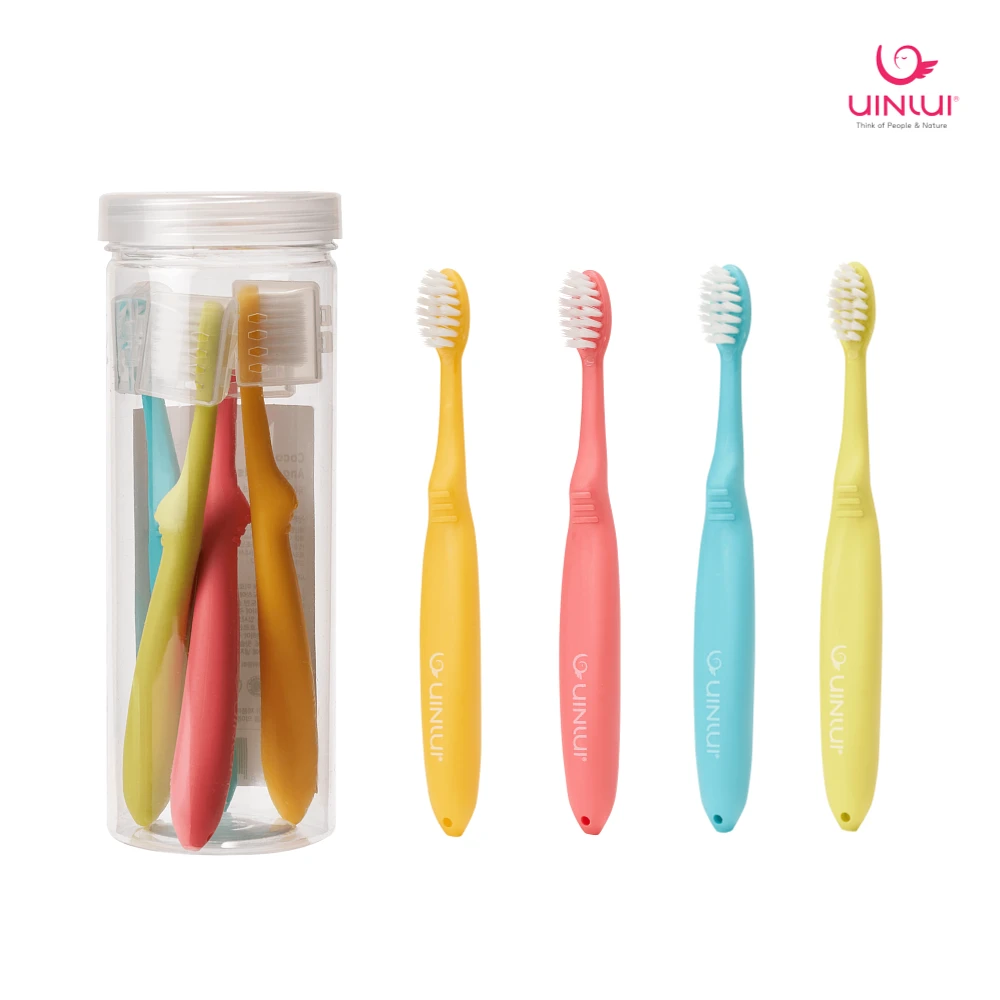 Uinlui Coconut tooth-brush 4P (kids) 