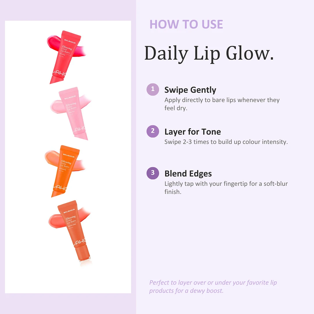 (Nolahour) Colour Lip Balm 4 Colour
