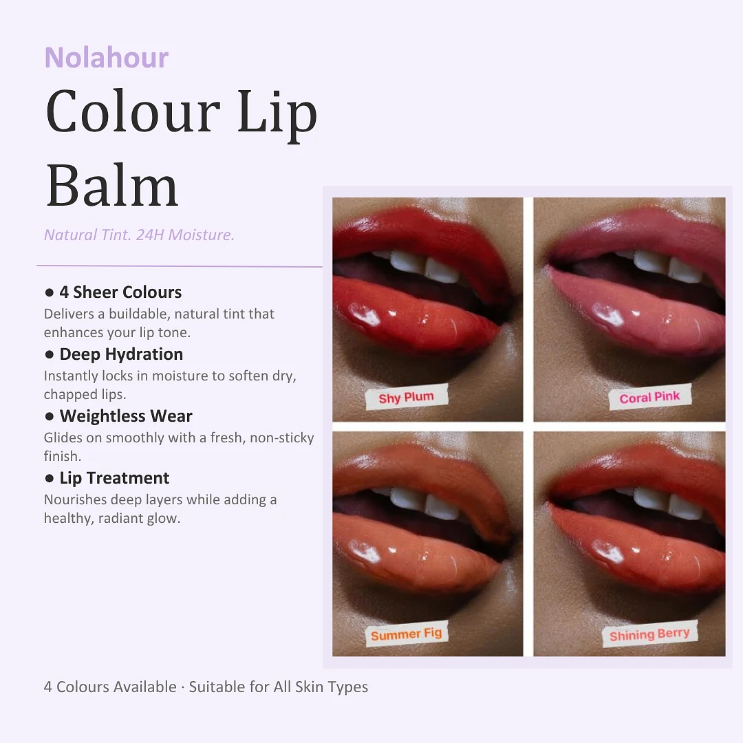 (Nolahour) Colour Lip Balm 4 Colour