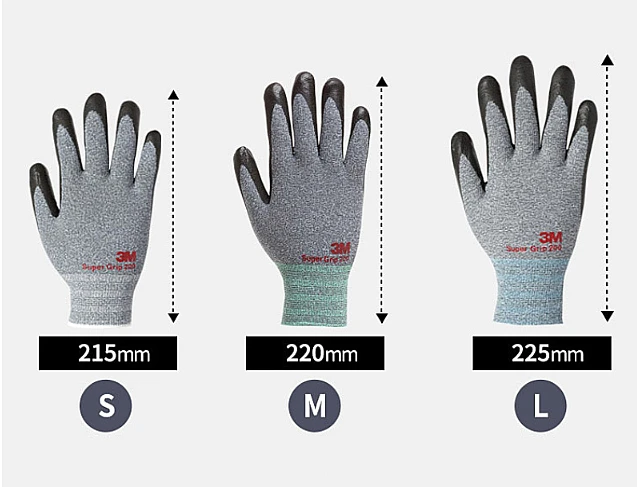 3M Super Grip 200 gloves - Large