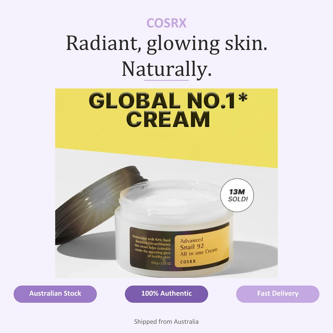 (COSRX) Advanced Snail 92 All in one Cream 100g