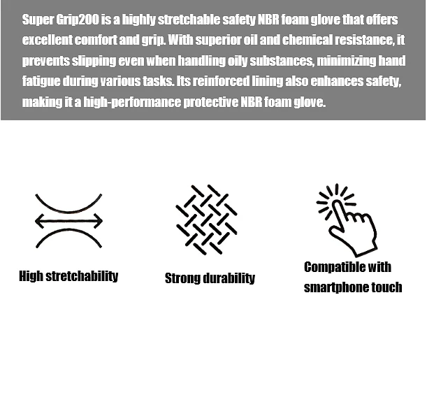 3M Super Grip 200 gloves - Medium