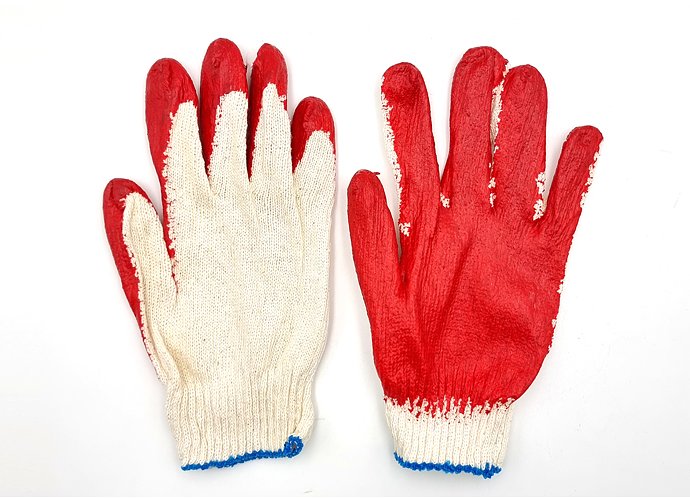 Latex Half-Coated Gloves (10pcs)