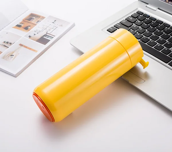 KA Standing Tea Tumbler - Yellow