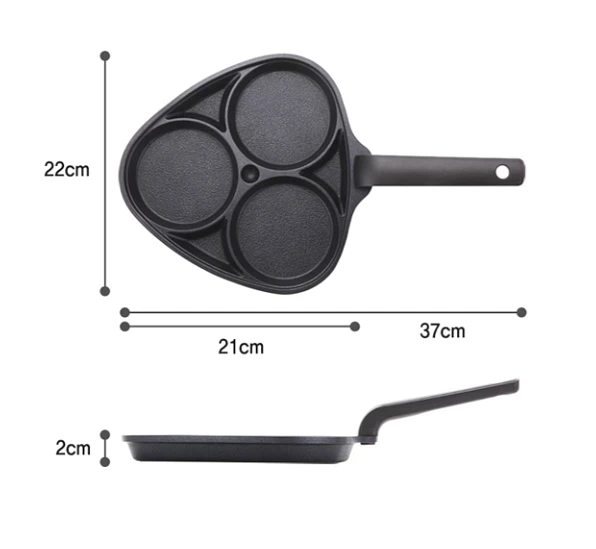 Cookin Clover 3-Hole Egg Pan