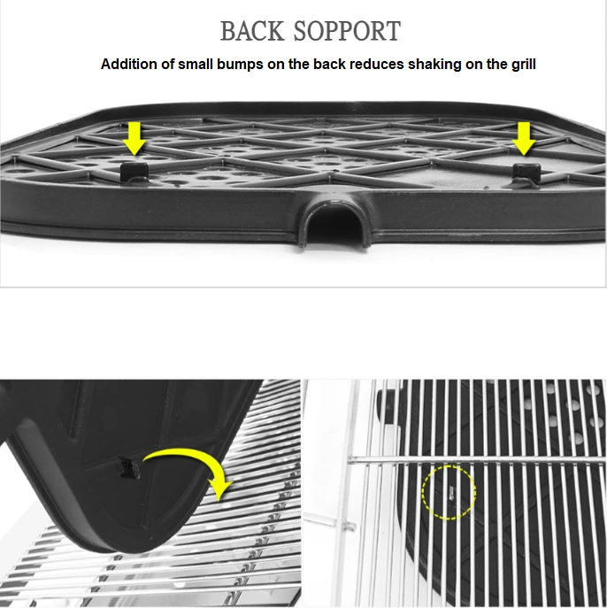 GGubus the Black Charcoal Roast Pan