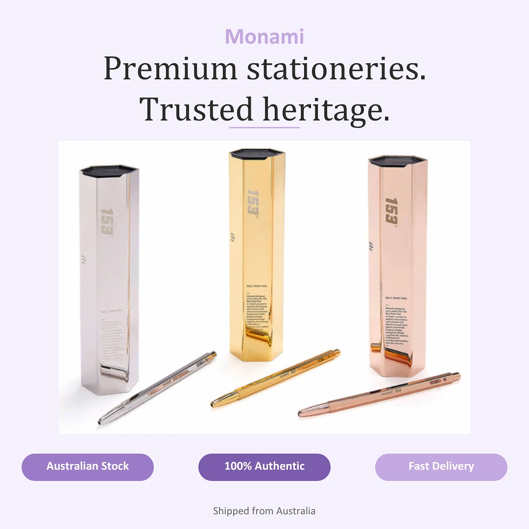(Monami) 153 Gold 0.7mm pen