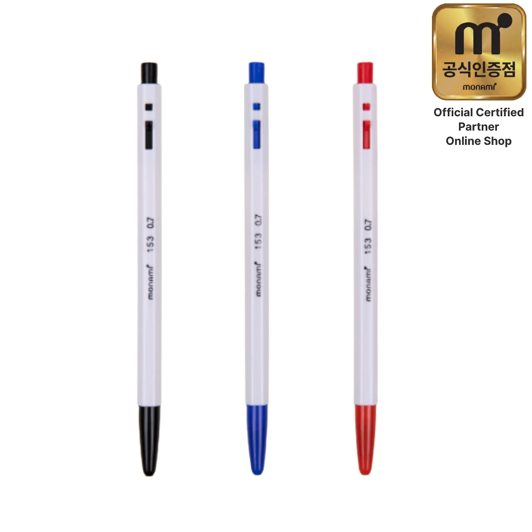 (Monami) 153 Basic 0.7mm pen – 1pc