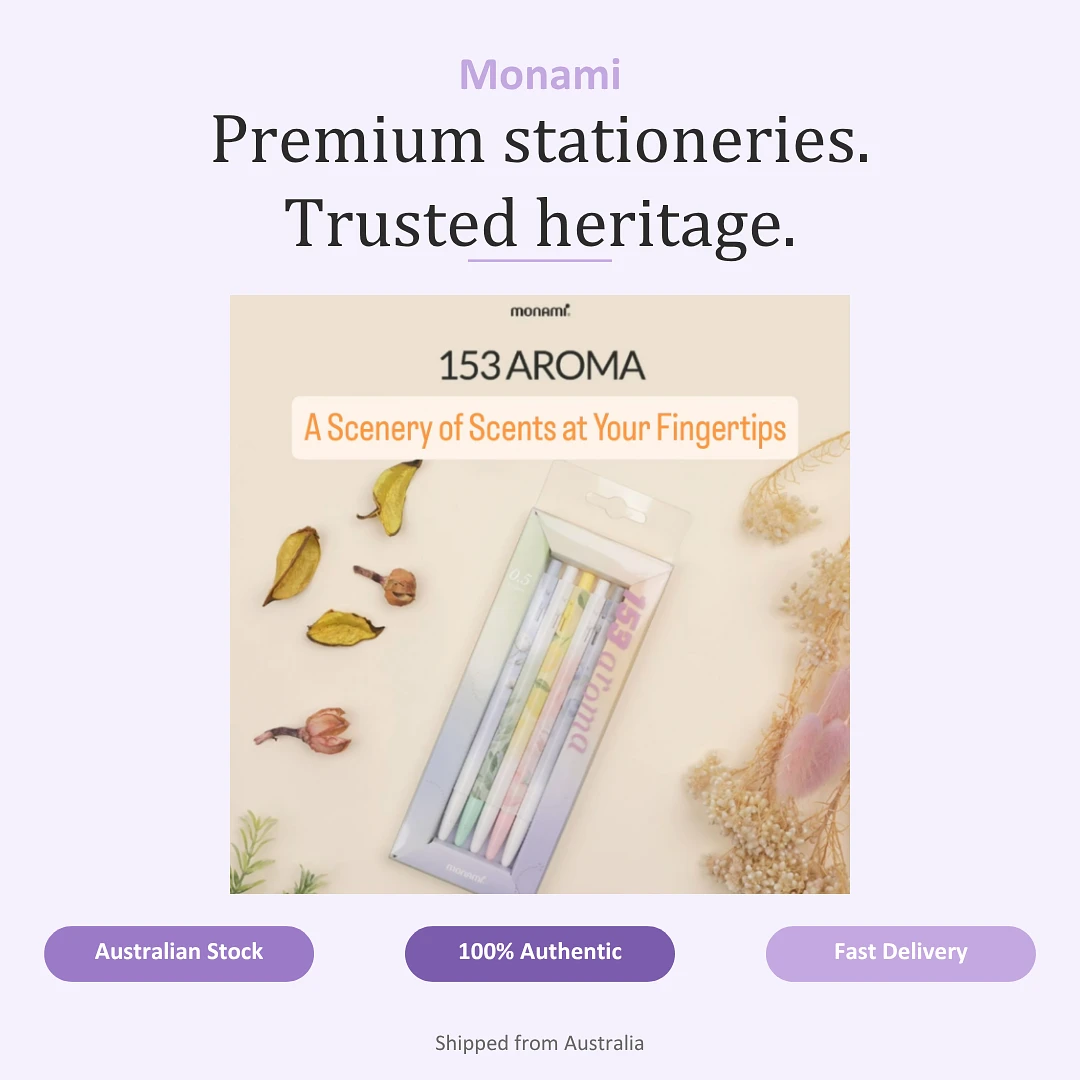 (Monami) 153 Aroma Flavour 0.5mm set (5pcs) pen