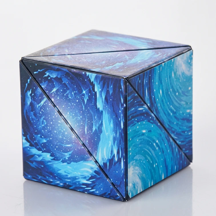 Galaxy 3D Magnetic Magic Cube - Blue
