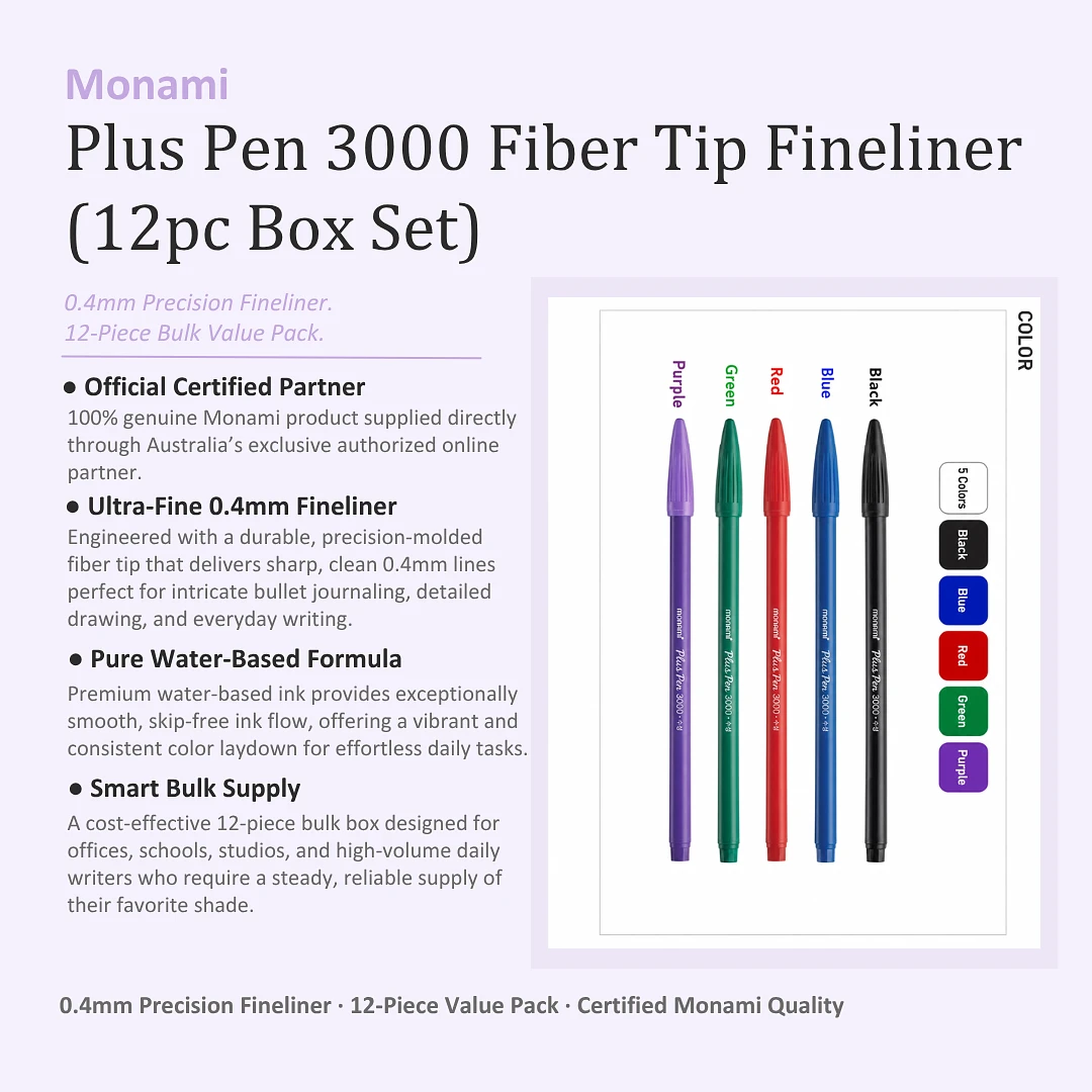 (Monami) Plus Pen 3000 1box(12pcs)