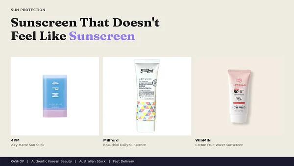 Sunscreen That Doesn't Feel Like Sunscreen: The Australian Edit
