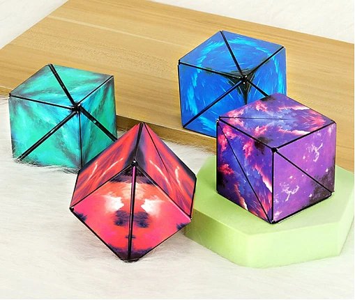 Galaxy 3D Magnetic Magic Cube - Green