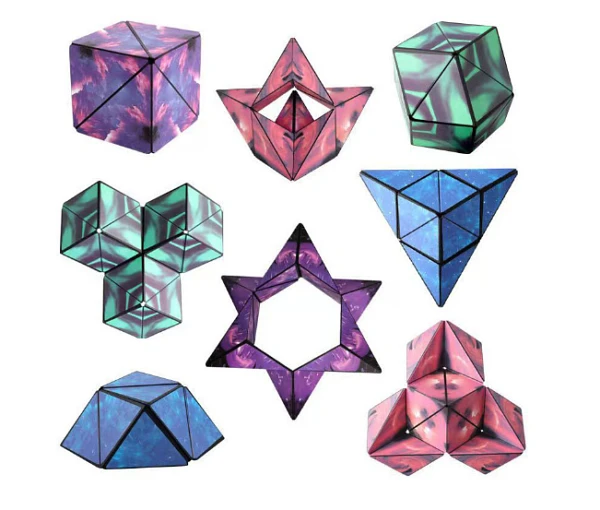 Galaxy 3D Magnetic Magic Cube - Green