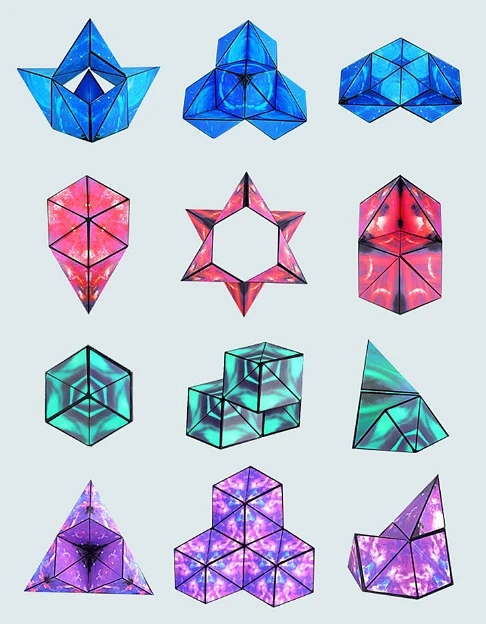 Galaxy 3D Magnetic Magic Cube - Blue