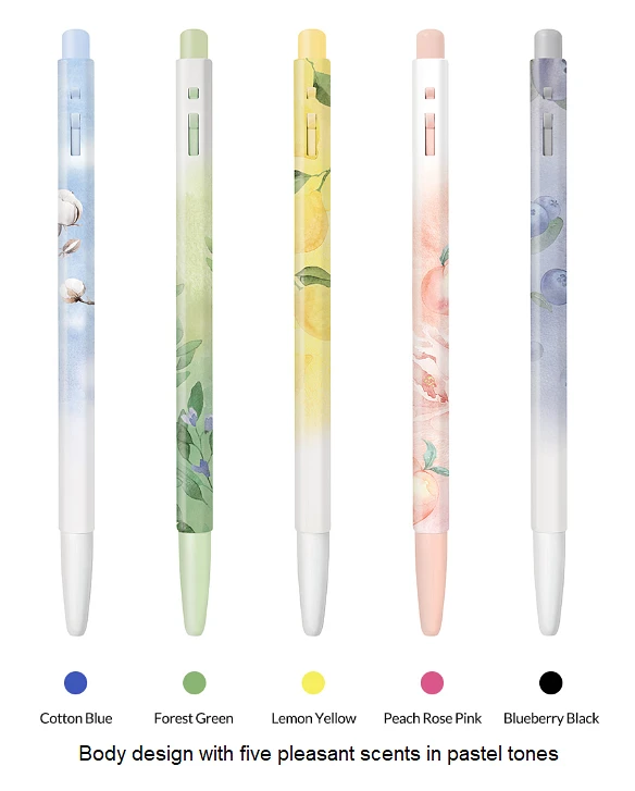 Monami 153 Aroma Flavour 0.5mm set (5pcs) pen
