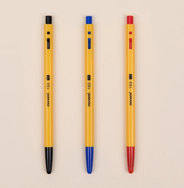 Monami 153 Yellow 1.0mm pen – 1pc