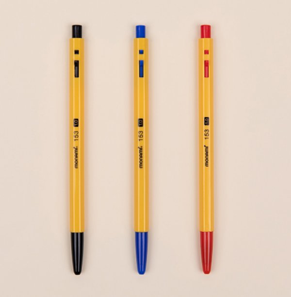 Monami 153 Yellow 1.0mm pen – 1pc