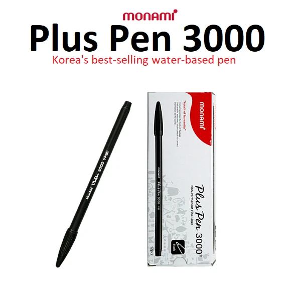 Monami Plus Pen 3000 1box(12pcs)