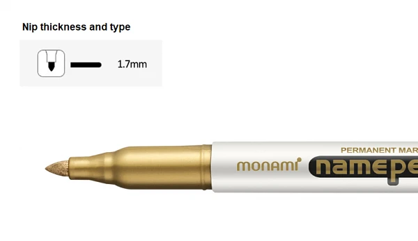 Monami Name Pen (Permanent Marker) – 1pc