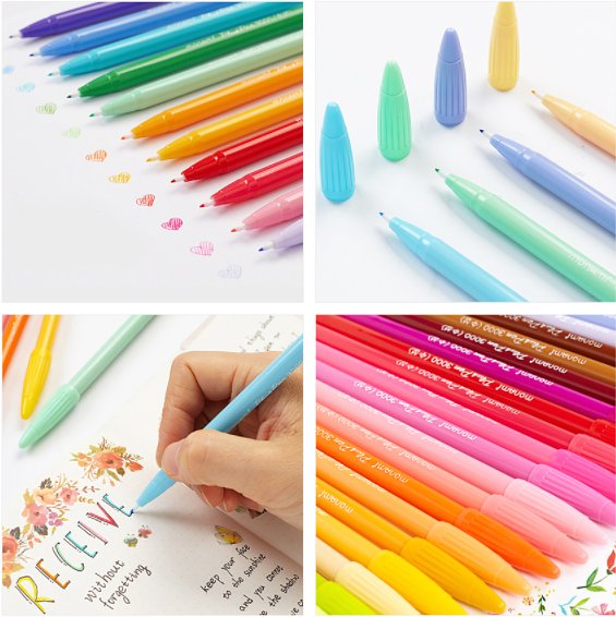 Monami Plus Pen 3000 (fiber tip pen) - 36 set