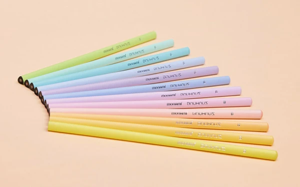 Bauhaus Pastel Triangle Pencil Set(12pcs)