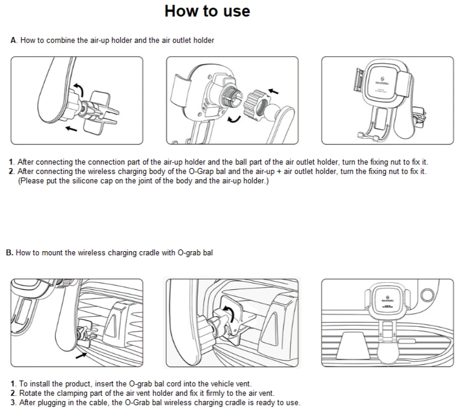 Automotive Phone Wireless Charger