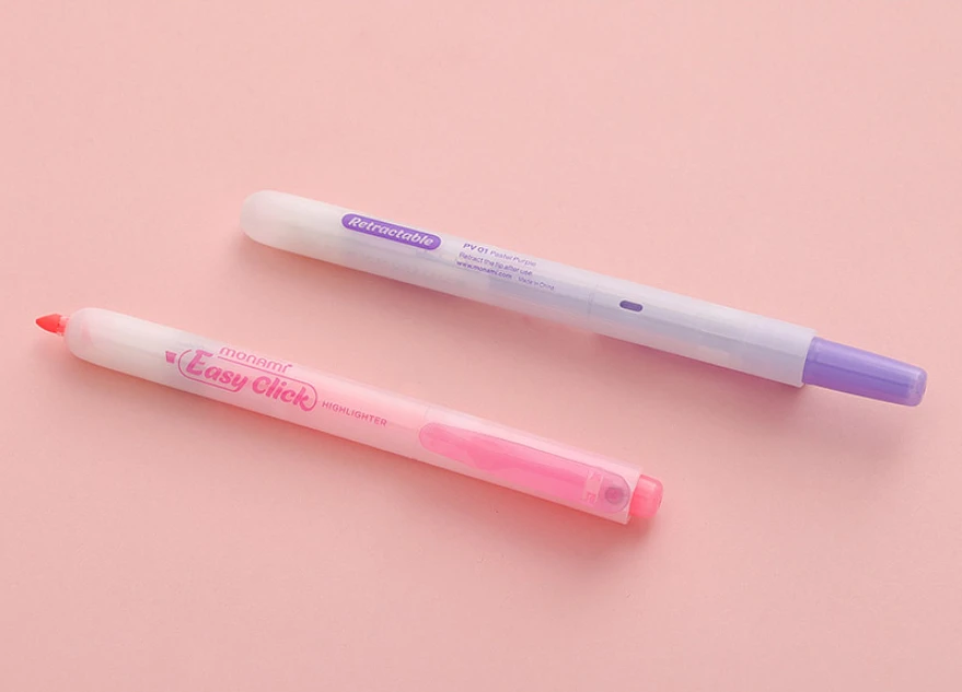 Monami EasyClick Highlighter Set -12 Colours