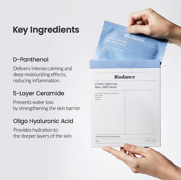 BIOCANCE Hydro Cera-nol Real Deep Mask 1 sheet