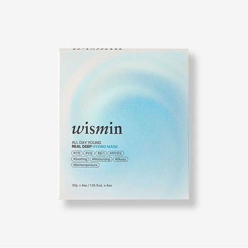 WISMIN All Day Young Real Deep Hydro Mask 1 Pack(4sheets)