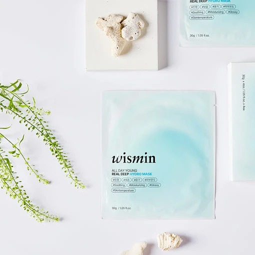 WISMIN All Day Young Real Deep Hydro Mask 1 Pack(4sheets)