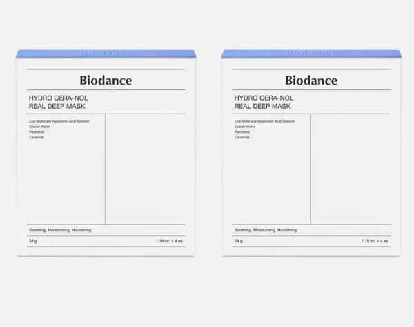 BIOCANCE Hydro Cera-nol Real Deep Mask 2 Pack ( 8 Sheets)